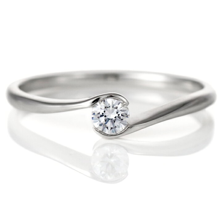 楽天市場】婚約指輪 ダイヤモンド プラチナ リング 0.3ct 天然石 