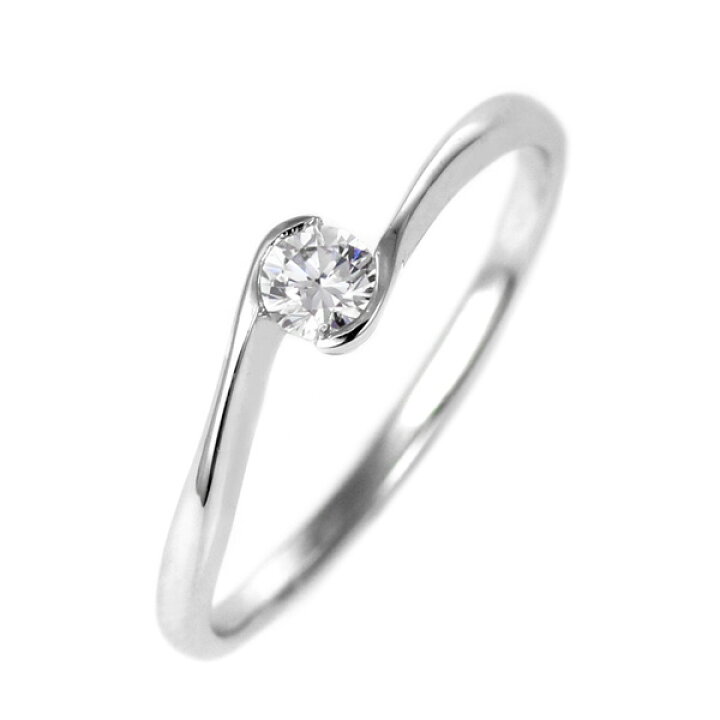 楽天市場】婚約指輪 ダイヤモンド プラチナ リング 0.3ct 天然石 
