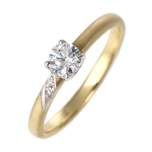 婚約指輪 ダイヤモンド プラチナ ゴールド リング 0.3ct 天然石 エンゲージリング 鑑定書 末広 