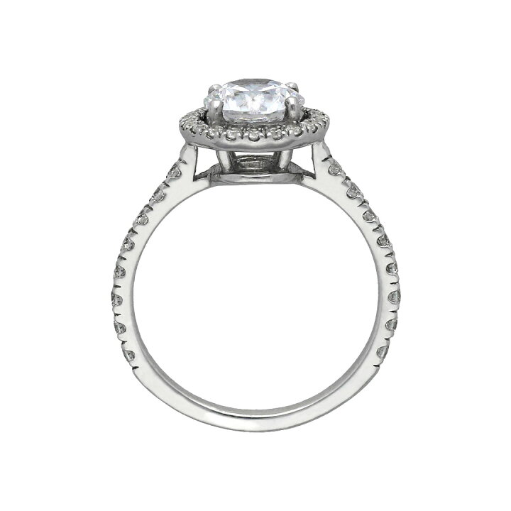 楽天市場】1カラット ダイヤモンド リング ヘイロー 取り巻き 1ct 一粒 
