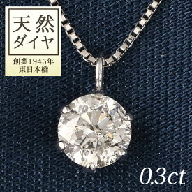 ダイヤモンド ネックレス 一粒 0.3カラット プラチナ シンプル DIAMOND NECKLACE 人気 ランキング1位入賞！【ラッピング無料】 末広 【今だけ代引手数料無料】