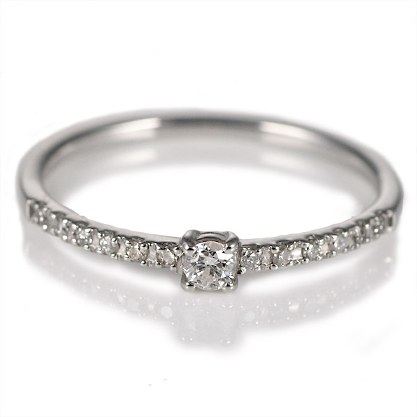 婚約指輪 ダイヤモンド プラチナリング 指輪 エンゲージリング プロポーズ用 レディース 人気 ダイヤ 末広 