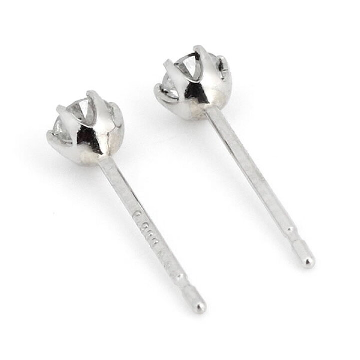ダイヤ ダイヤモンド 0.13ct/0.13ct フック ピアス Pt900 Pierce【中古  