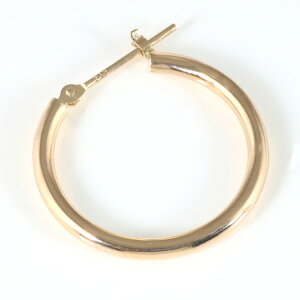 ピンクゴールド メンズ ピアス シンプル 輪 丸型 リング 人気【楽ギフ_包装】 末広 【今だけ代引手数料無料】