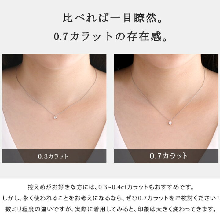 楽天市場】ダイヤモンド ネックレス プラチナ ネックレス レディース 