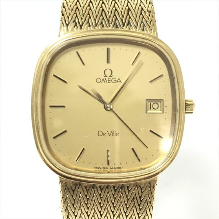 楽天市場】OMEGA(オメガ) Deville デビル 1430 ゴールド文字盤  