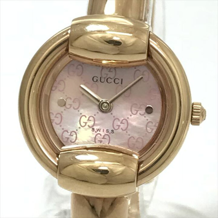 楽天市場】GUCCI(グッチ) 1400L ピンクシェル ステンレススチール(SS 