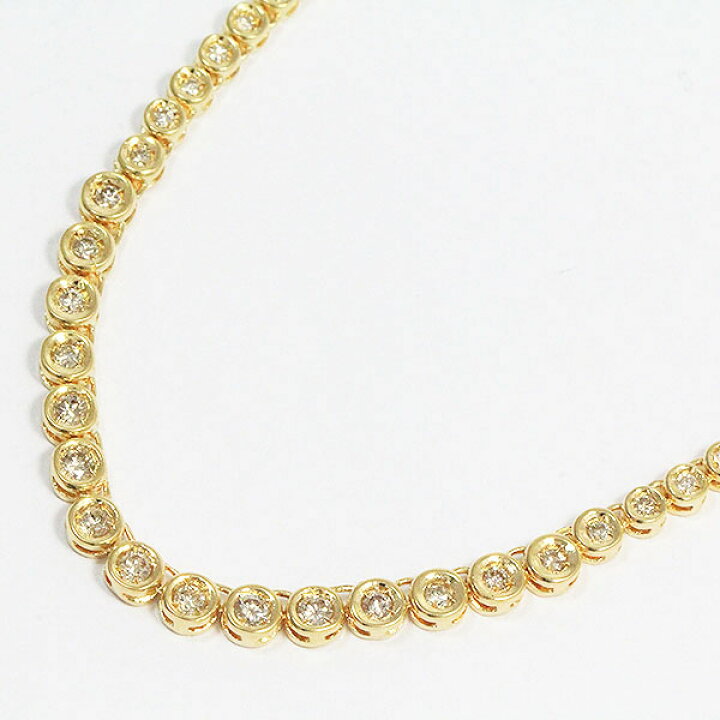 楽天市場】テニスネックレス ダイヤモンド 計2.00ct ネックレス 18金  