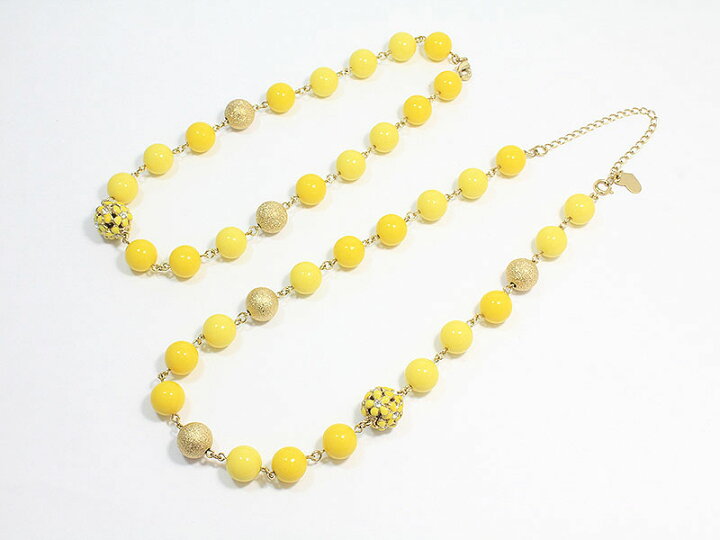 楽天市場 Jillstuart ジル スチュアート ネックレス フラワー ゴールドメッキ 黄色 イエロー 中古 アクセサリー Netshop とーたる 楽天市場店