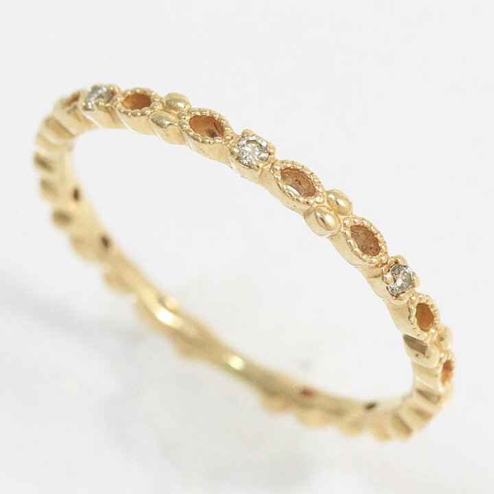 楽天市場】NOJESS（ノジェス） リング ダイヤモンド 計0.02ct 8号 10金  