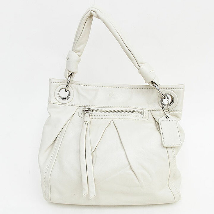 楽天市場】COACH(コーチ) ハンドバッグ F13416 白 ホワイト レザー 