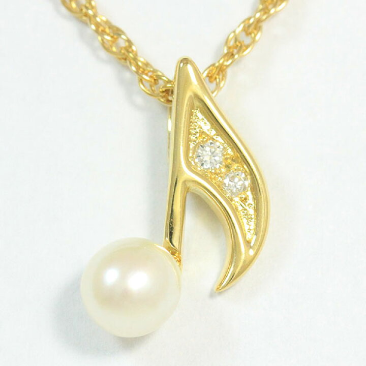 楽天市場】MIKIMOTO(ミキモト) ネックレス 真珠 音符 パール 