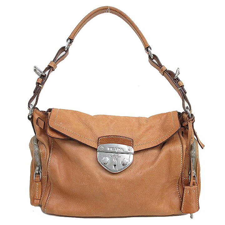 楽天市場】PRADA(プラダ) ショルダーバッグ BR3307 茶系 ブラウン  