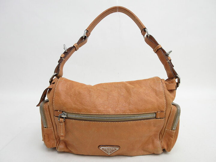 PRADA スエード ショルダーバッグ BR3307 ヴィンテージ