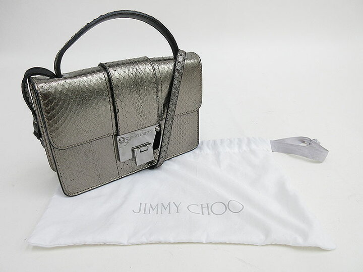 楽天市場】JIMMY CHOO（ジミーチュウ ） パイソン型押し レベル 2WAY 
