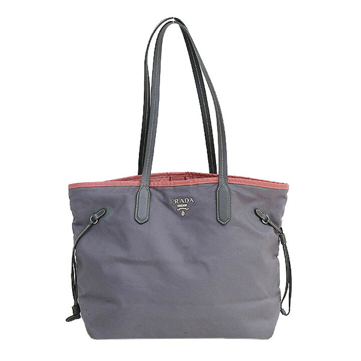 楽天市場】PRADA(プラダ) トートバッグ ショルダー BR3924 グレー 