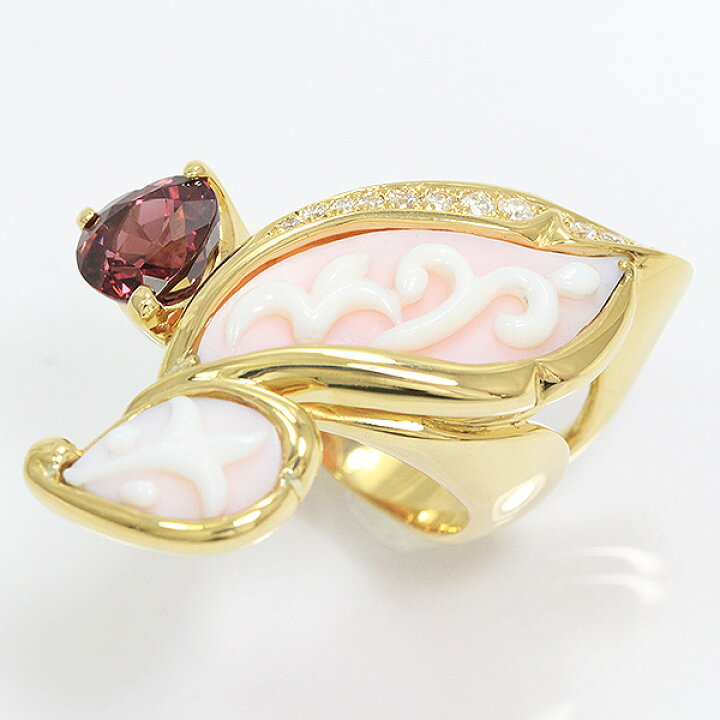 楽天市場】イサコキクチ リング ハート ガーネット 3.51ct  