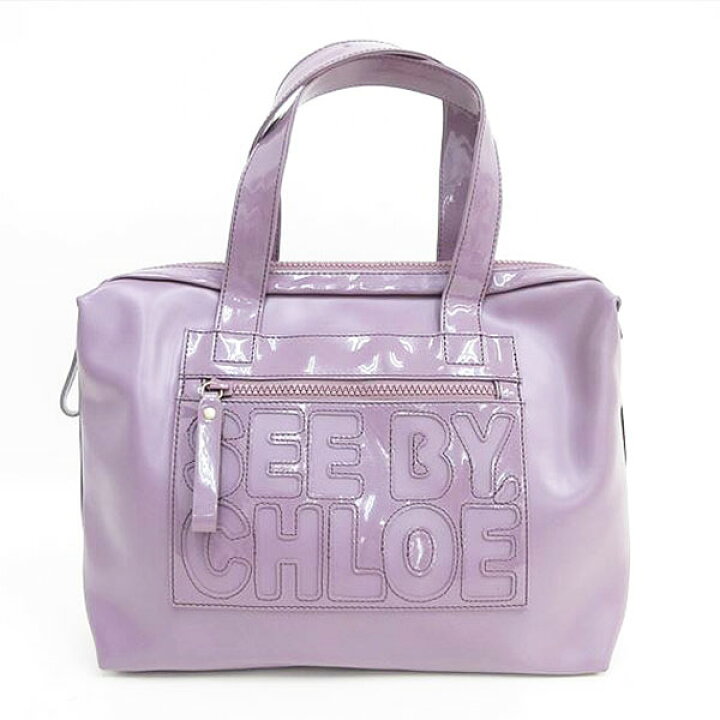 楽天市場】SEE BY CHLOE(シーバイクロエ) トートバッグ 紫 パープル 