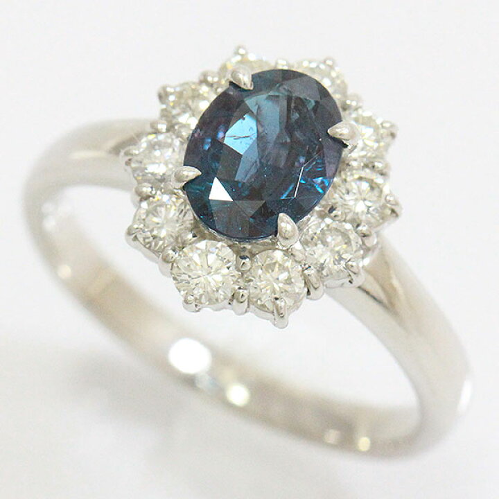 楽天市場】リング アレキサンドライト 0.86ct/ダイヤモンド 計0.52ct 