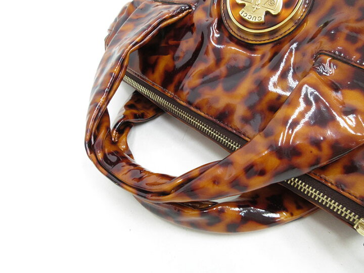 楽天市場】GUCCI(グッチ) レオパード ヒステリア ハンドバッグ 197020 