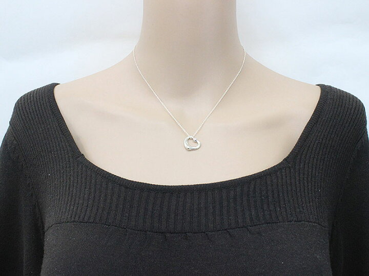 楽天市場】Tiffany&Co.(ティファニー) オープンハート ネックレス 