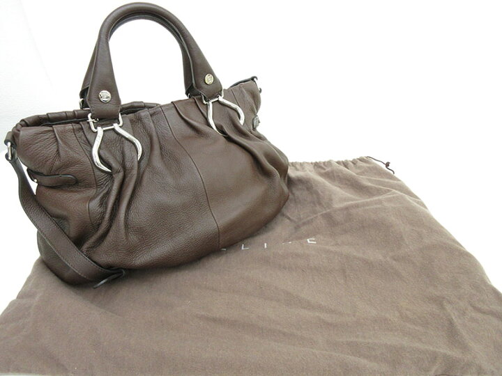 楽天市場】CELINE(セリーヌ) ピロースモール 2WAY ハンド ショルダー 