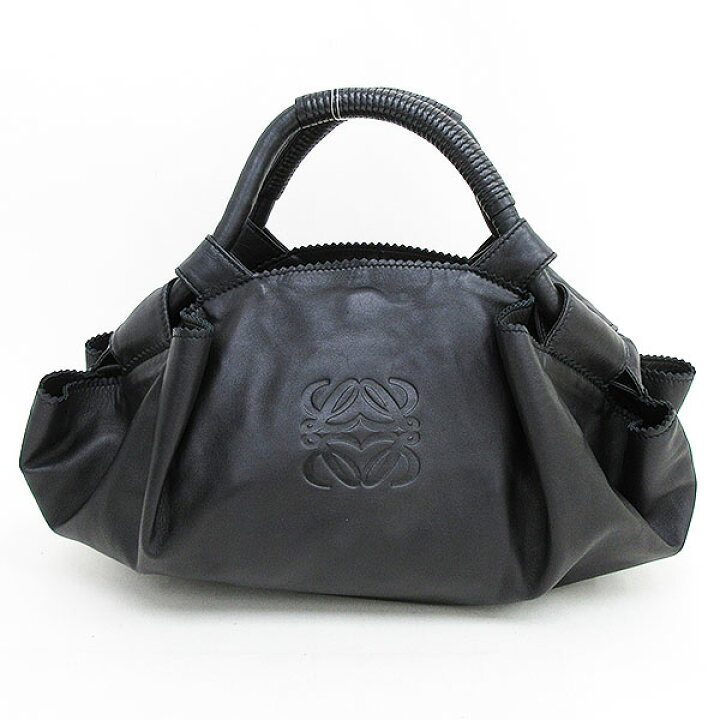 楽天市場】LOEWE(ロエベ) ナッパアイレ ハンドバッグ 黒 ブラック  