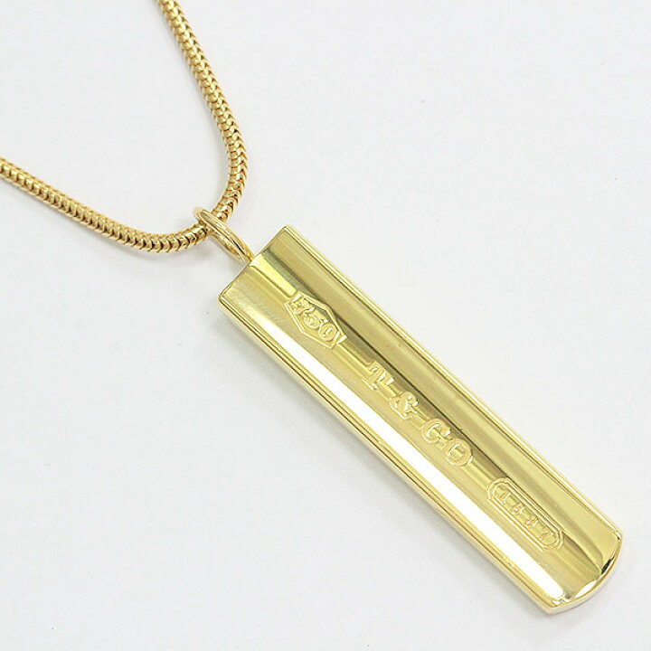 楽天市場】Tiffany&Co.(ティファニー) 1837バー ネックレス 18金 