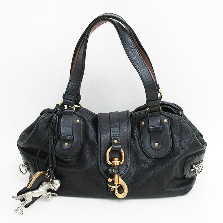 楽天市場】chloe(クロエ) ケララ トートバッグ 黒 ブラック レザー 
