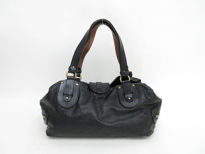 楽天市場】chloe(クロエ) ケララ トートバッグ 黒 ブラック レザー