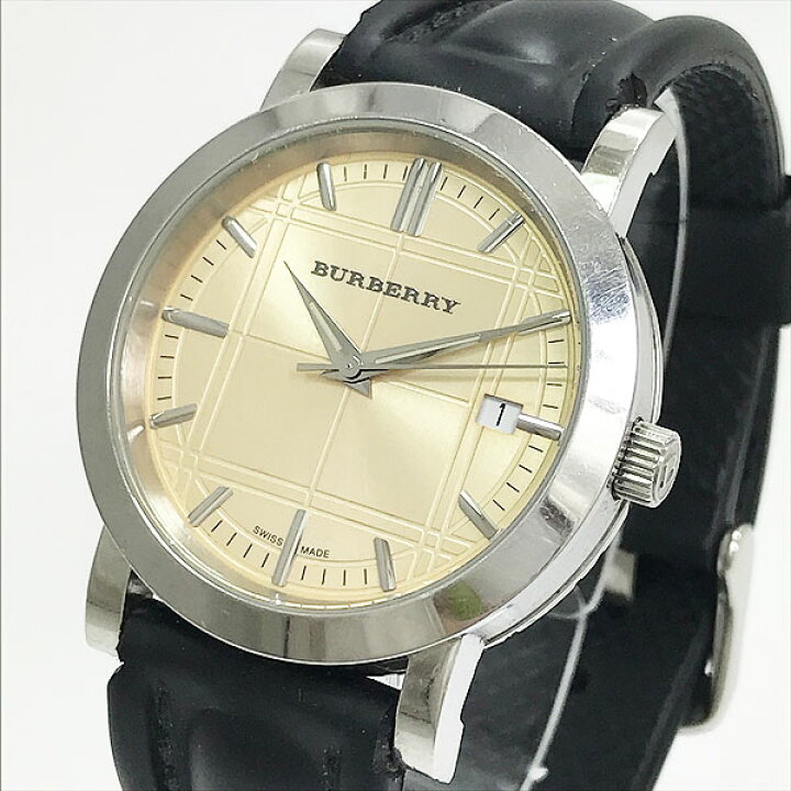 楽天市場】BURBERRY(バーバリー) ヘリテージ BU1352 ゴールド文字盤 