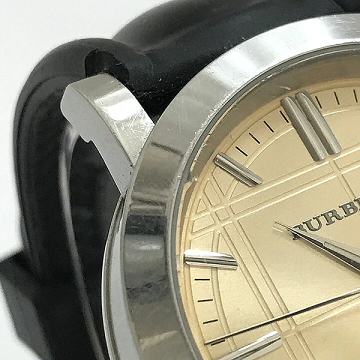 楽天市場】BURBERRY(バーバリー) ヘリテージ BU1352 ゴールド文字盤 