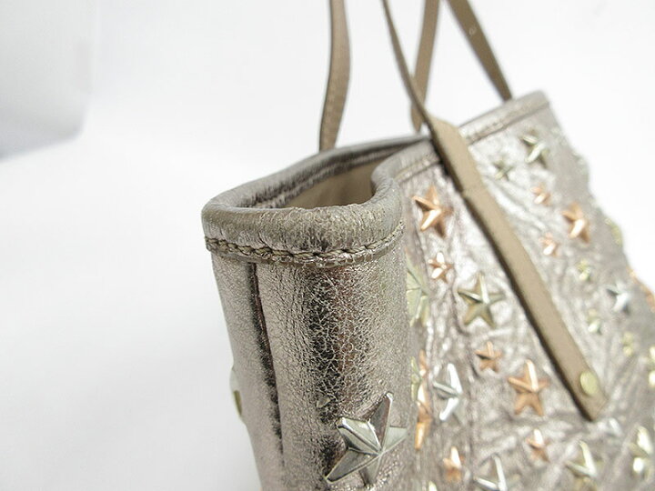 楽天市場】JIMMY CHOO(ジミーチュウ) スタースタッズ サシャS トート 