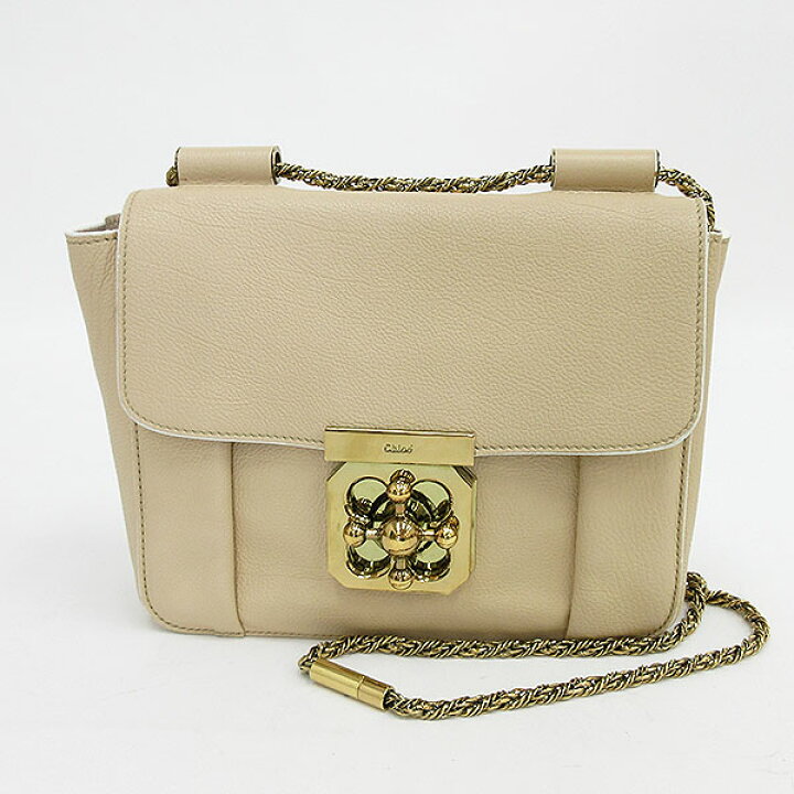 楽天市場】chloe(クロエ) エルシー チェーンショルダーバッグ ベージュ 