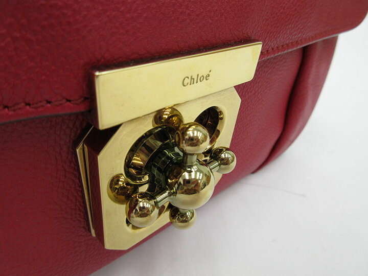楽天市場】chloe(クロエ) エルシー チェーン ショルダーバッグ 赤 