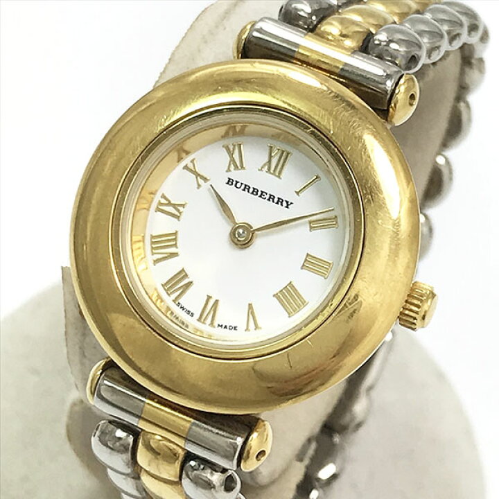 楽天市場】BURBERRY(バーバリー) コンビ 9100L SS クォーツ レディース 