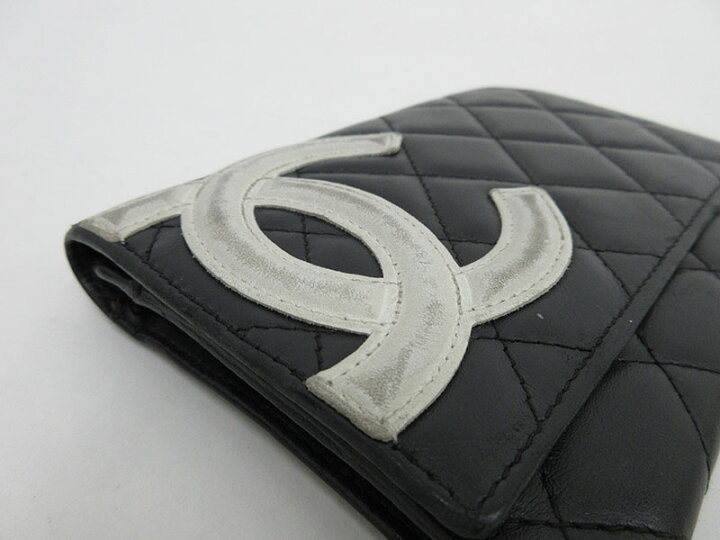 楽天市場】CHANEL(シャネル) カンボンライン ミディアム財布 二つ折り  