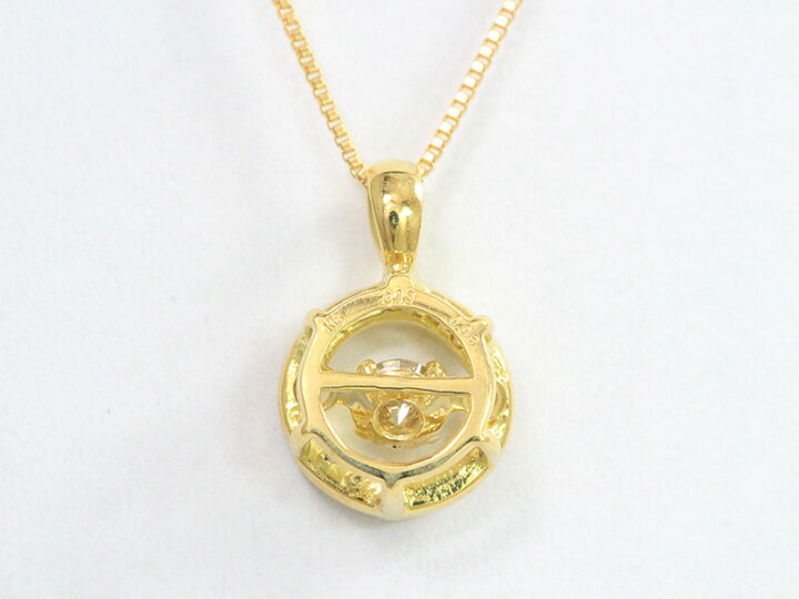 楽天市場】新品！ネックレス ダンシングストーン ダイヤモンド 0.13ct  