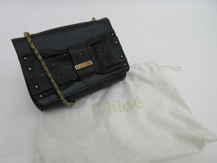 楽天市場】chloe(クロエ) チェーンショルダーバッグ クラッチ リボン  