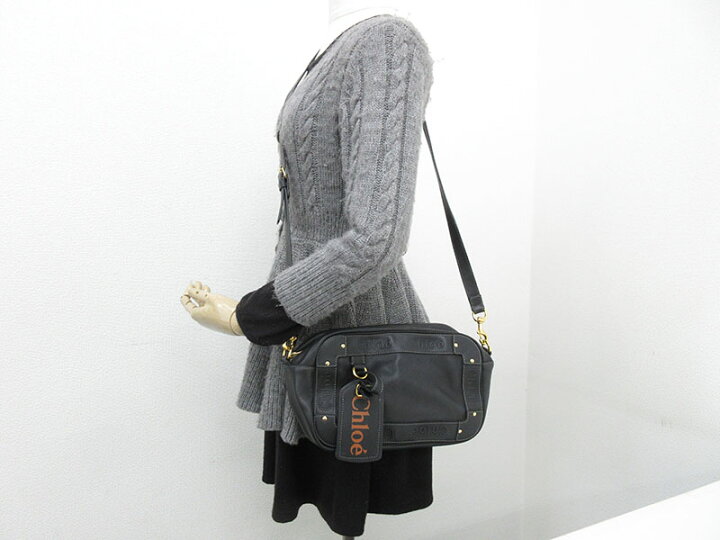 楽天市場】chloe(クロエ) エデン ロングショルダーバッグ 斜めがけ 黒 