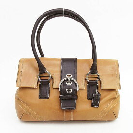 COACH(コーチ) トートバッグ F10913 茶 ブラウン レザー【ブランドバッグ】 【中古】 netshop