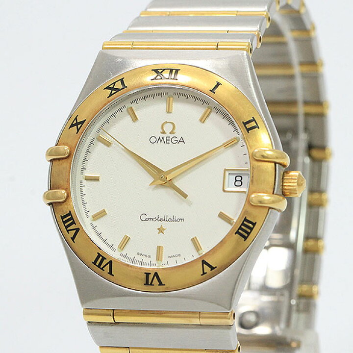 楽天市場】OMEGA(オメガ) コンステレーション コンビ K18×SS クォーツ 