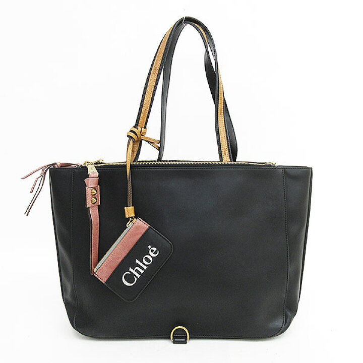 楽天市場】chloe(クロエ) サム トートバッグ ショルダー ポーチ付き 黒  