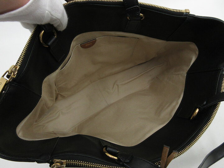 楽天市場】chloe(クロエ) サム トートバッグ ショルダー ポーチ付き 黒  