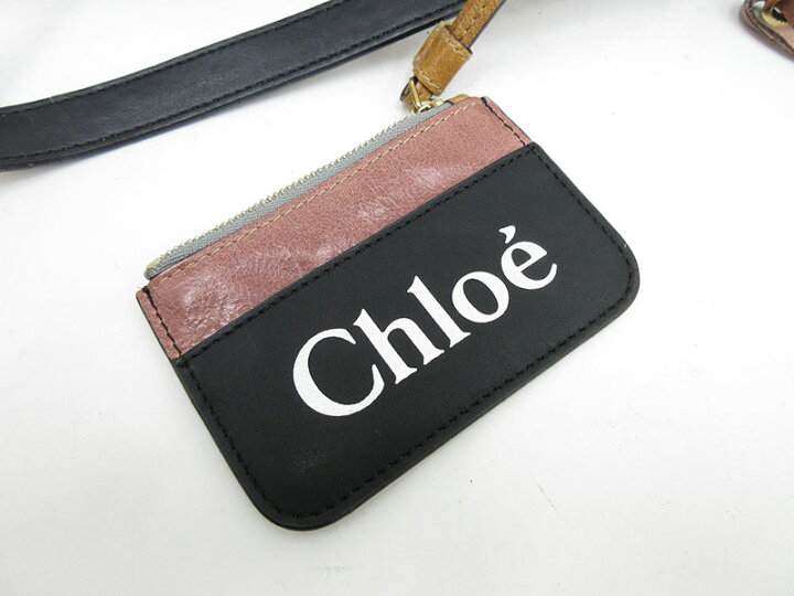 楽天市場】chloe(クロエ) サム トートバッグ ショルダー ポーチ付き 黒  