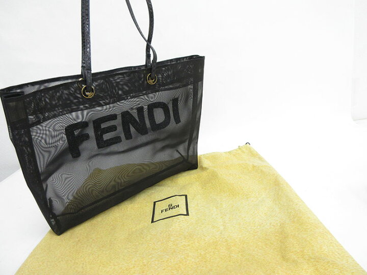 楽天市場】FENDI(フェンディ) ビーズロゴ トートバッグ/ハンドバッグ 