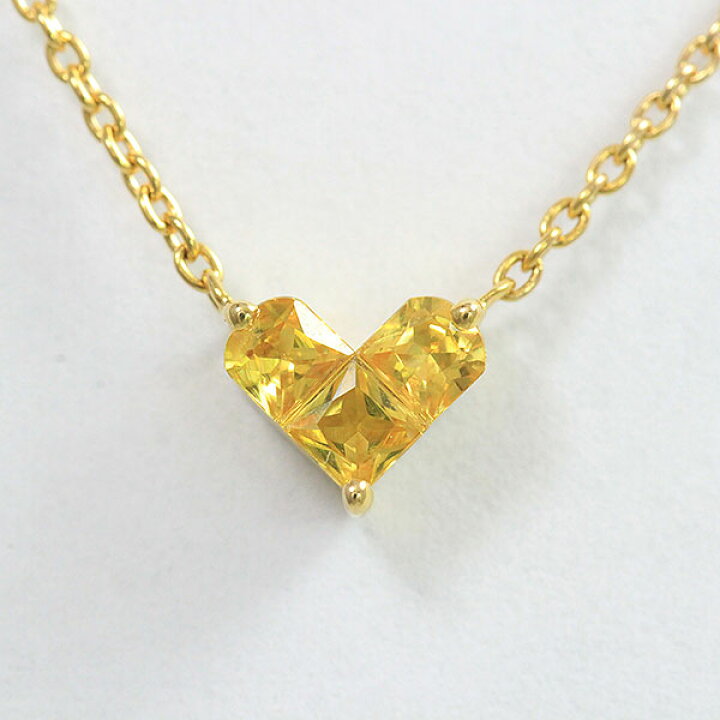 スタージュエリー ミステリアスハート わらっ ネックレス 0.10CT 