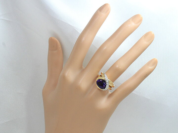 楽天市場】La verite(ラ・ベリテ) アメシスト 3.00ct/ダイヤモンド 計 