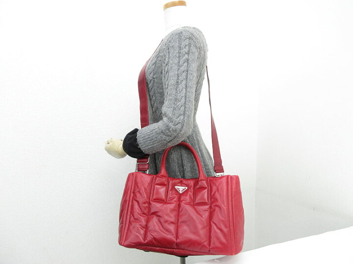 楽天市場】PRADA(プラダ) ナッパ ボンバー 2WAYバッグ ハンド ロング 