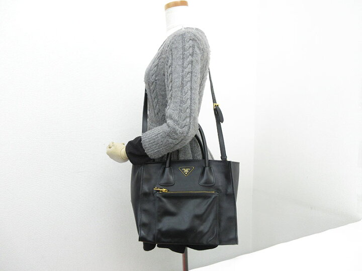 楽天市場】PRADA(プラダ) 2WAYバッグ ハンド ロングショルダー 斜 